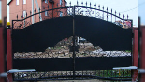  кованые ворота 