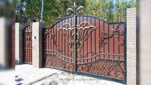  кованые ворота 